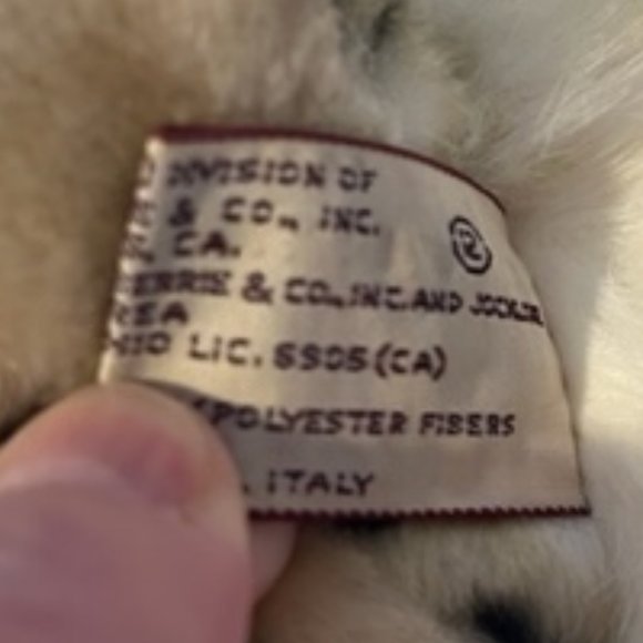 VTG 17" Sitting Chetah Stuffed Animal Applause by Avanti Italy 1983 - Picture 7 of 12